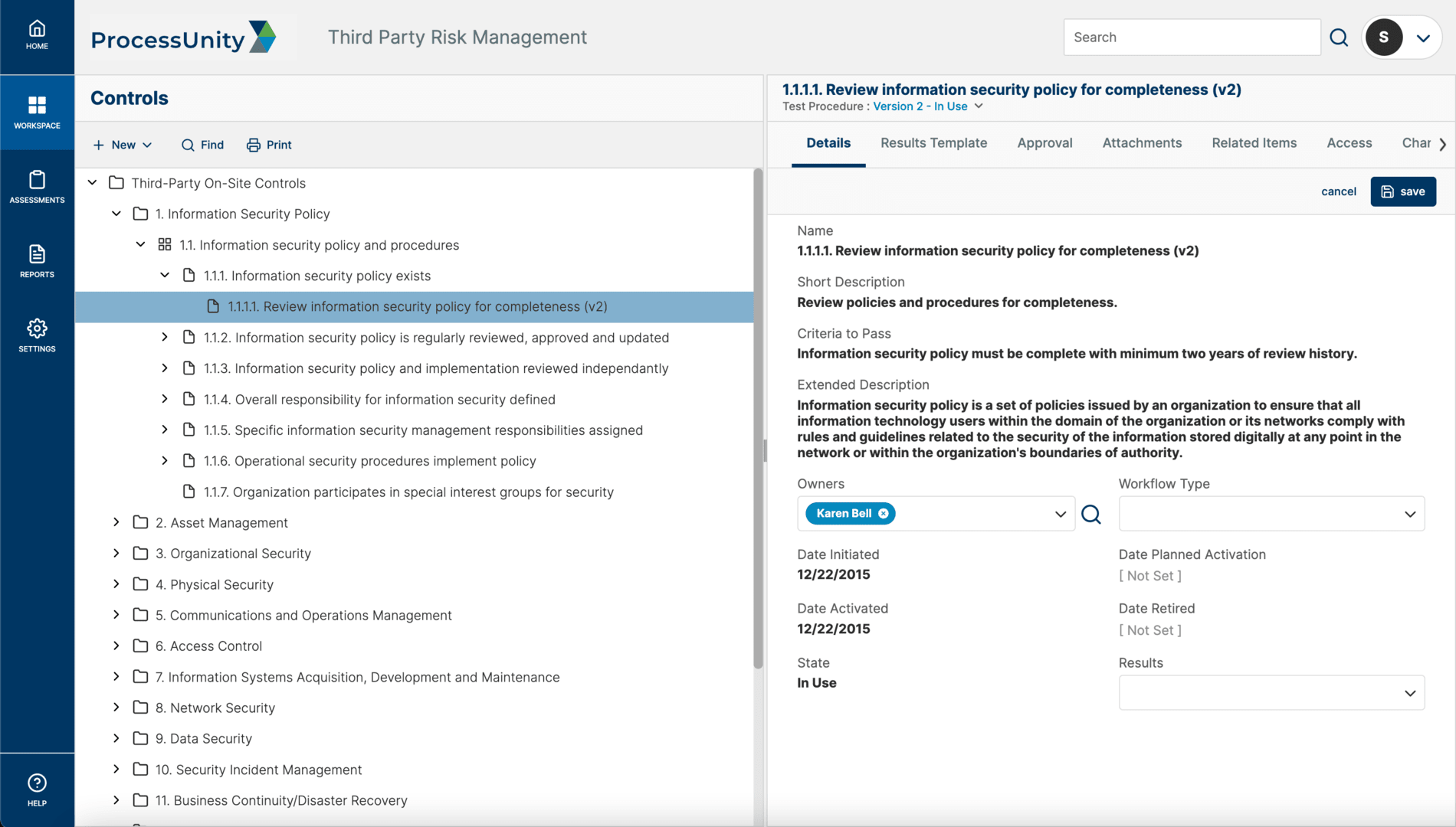 Vendor Risk Management Control Testing