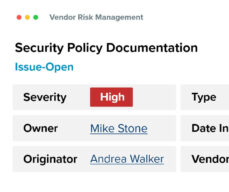 Issue Management for ProcessUnity Vendor Risk Management