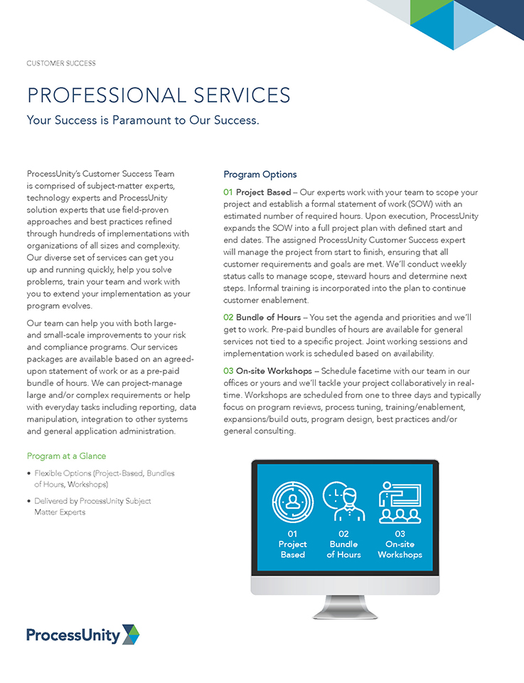 ProcessUnity Professional Services