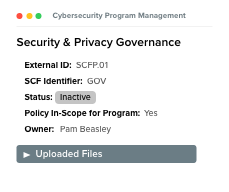 Cybersecurity Governance
