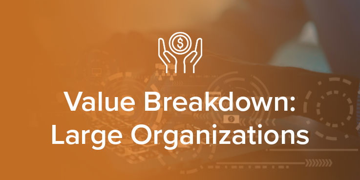 Value Breakdown: Large Organizations