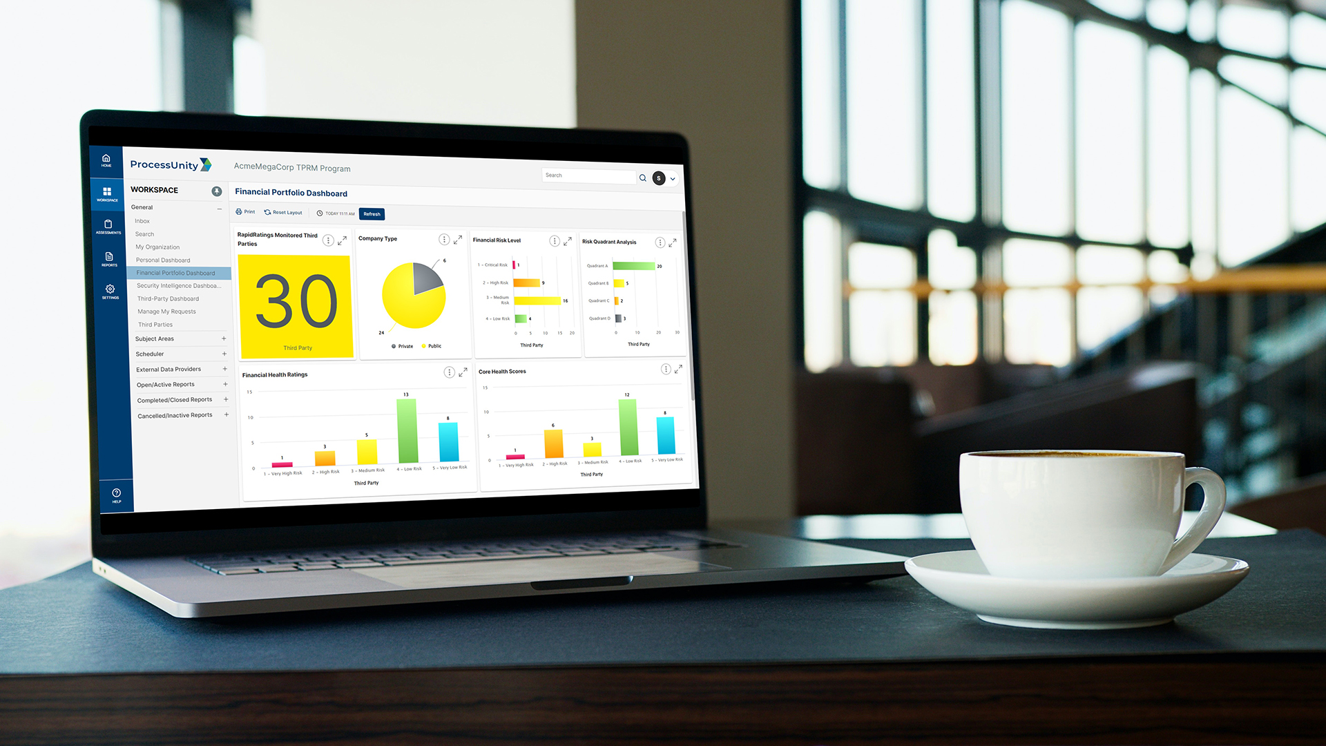 Vendor Financial Intelligence Dashboard