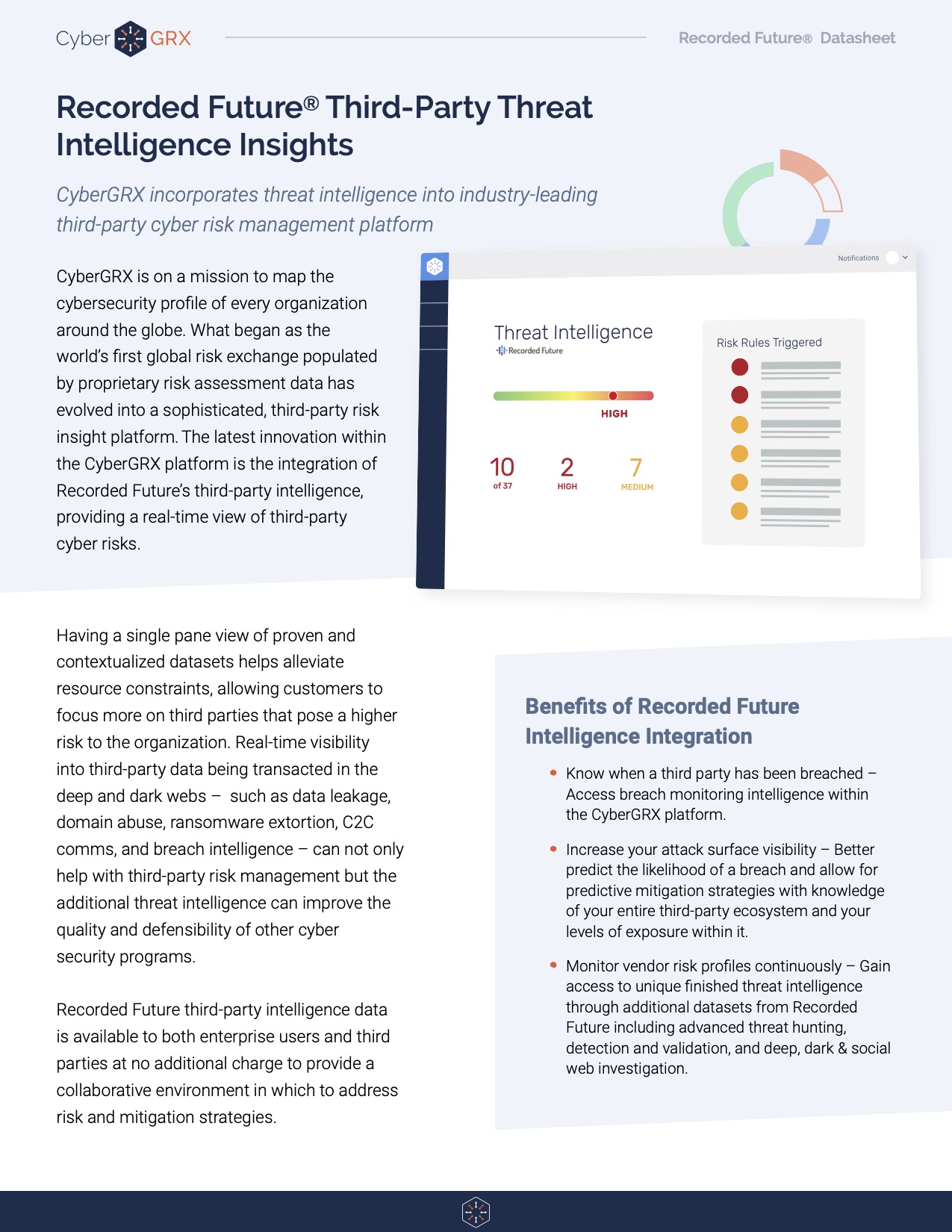 recorded future datasheet